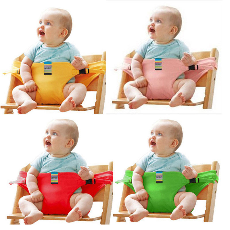 Baby bærbar høj stol booster sikkerhed sikkerhedssele sele spisebælte beskyttende aktivitetsværktøjer