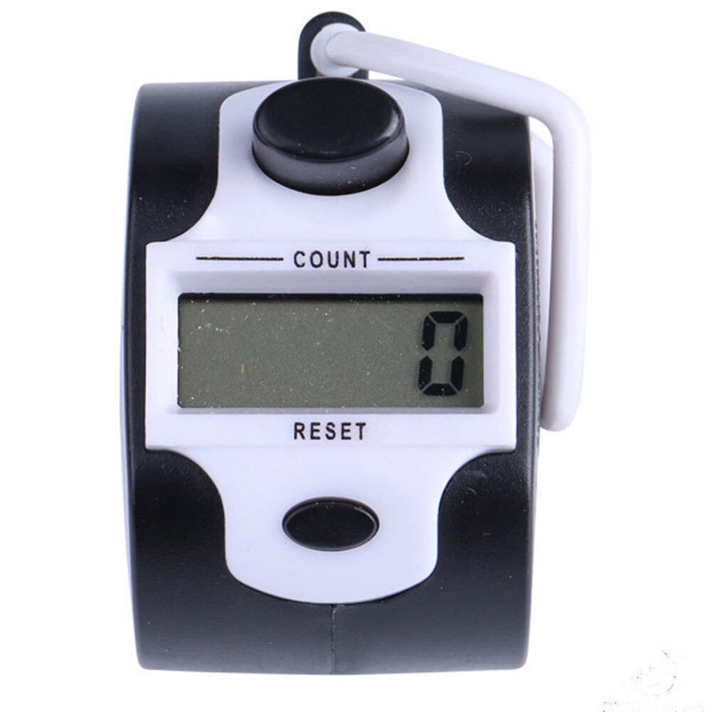 Hand Meter Circular Counter Portable LCD Screen Manual Digital Electronic Mini