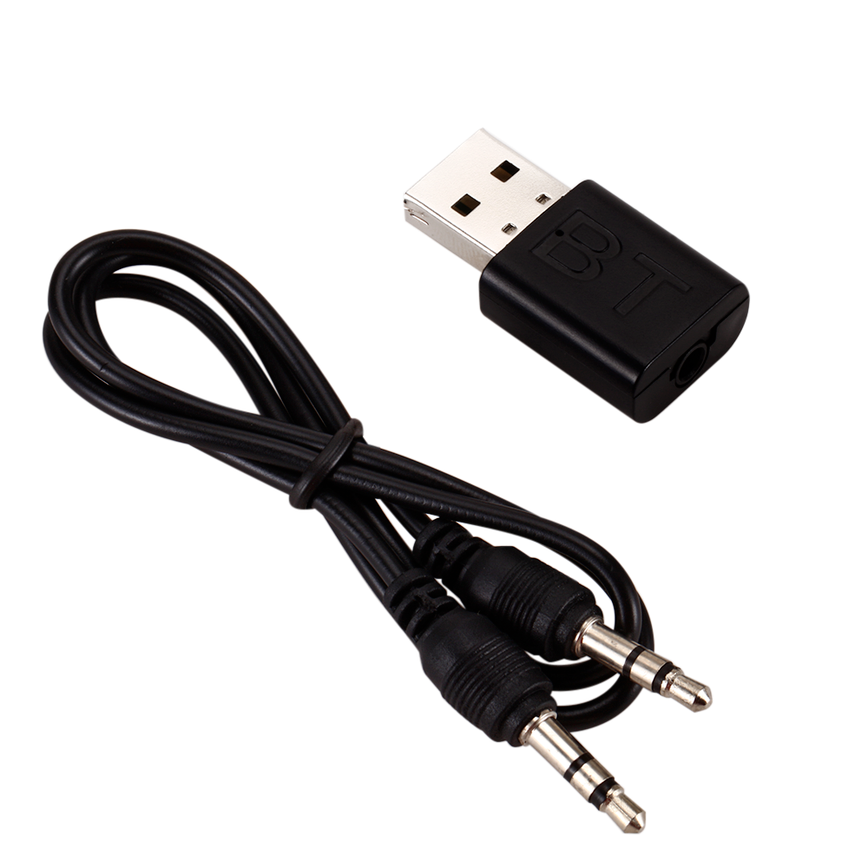 Usb Bluetooth 5.0 Receiver Draadloze Adapter Muziek Speakers 3.5Mm Aux Auto Stereo Audio Adapter Voor Tv Hoofdtelefoon Luidspreker Auto MP3: Default Title