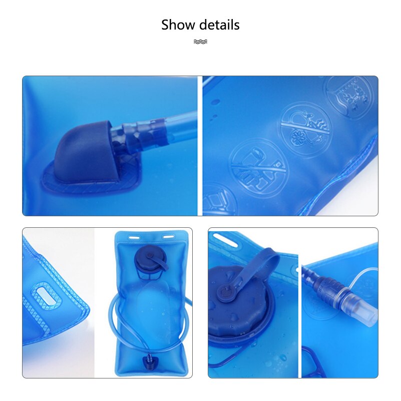 Cycling Water Bag Portable Outdoor Water Reservoir 2.0 L Folding Sport Hydration Bags For Camping Hiking Climbing Running
