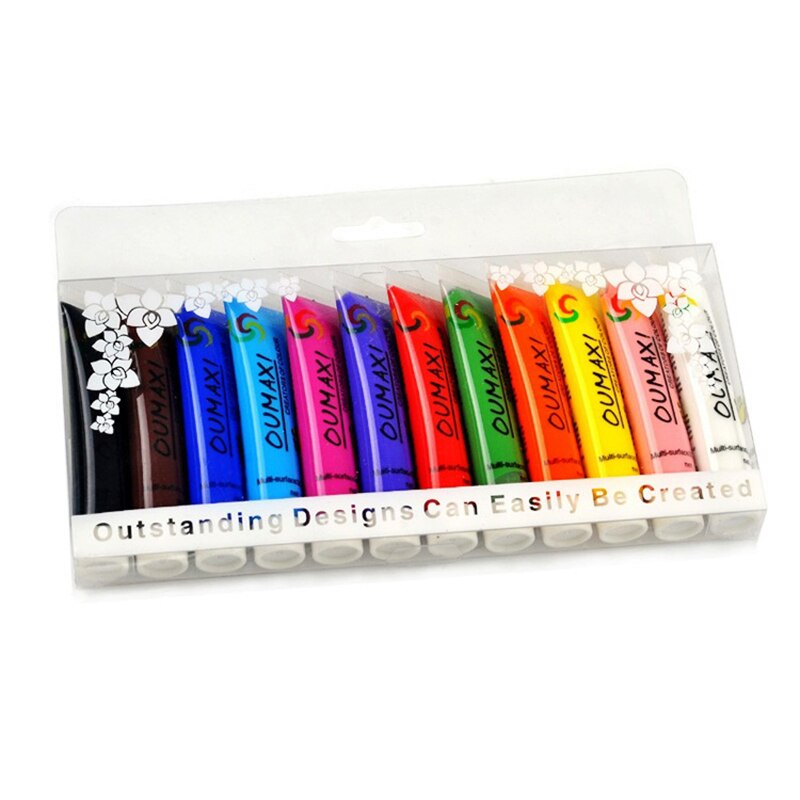12 kleuren acryl nail art pigment palet met 15 penselen, 28 stuks nail art display palet, manicure tools