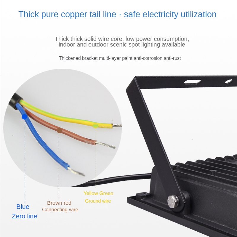 LED Industriële verlichting 10W 20W 30W 50W 100W Fabriek Workshop Garage Schijnwerper AC 220V Werklamp LED Mijnbouw Lamp
