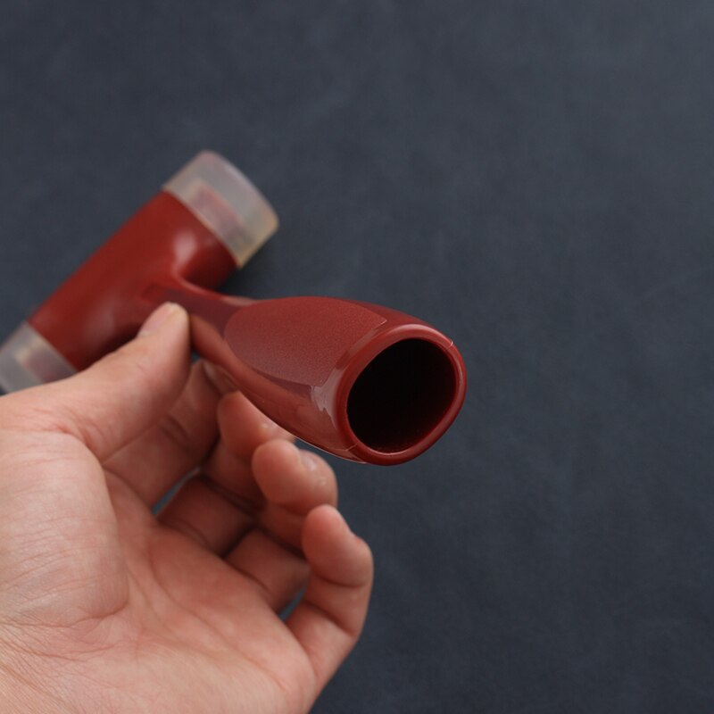 Nice small red hammer for leather craft handmade rubberhammer Leather Craft Tool 335g