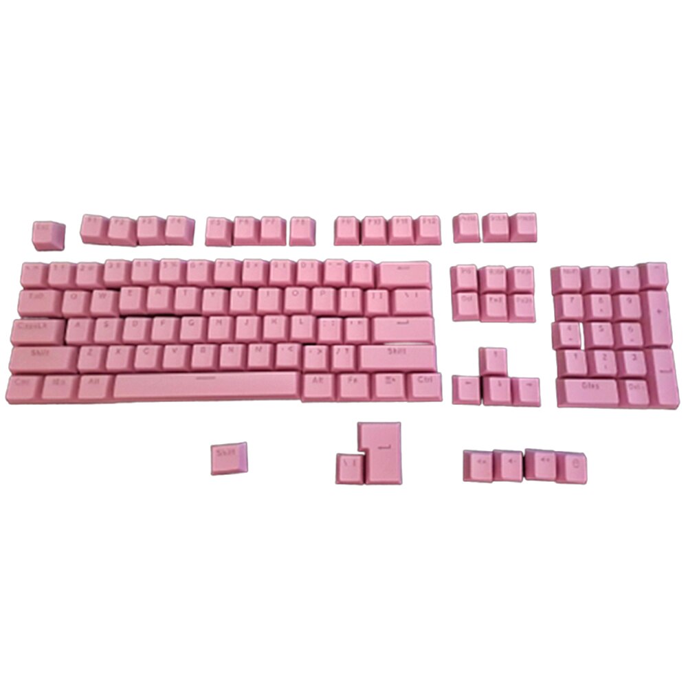 104pcs/set Universal Mechanical Keyboard Keycap Ergonomic Backlit Key Cap Keycaps for Cherry MX Mechanical Keyboard