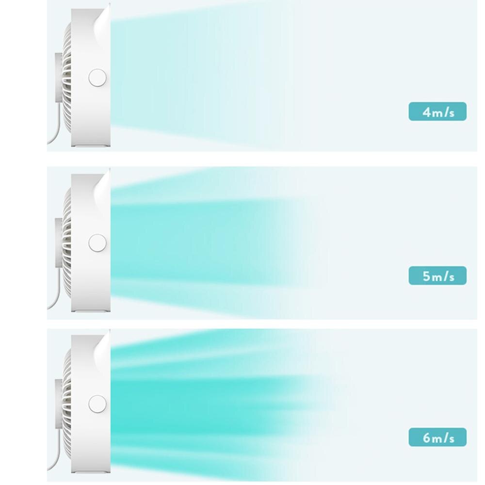 Summer Mini USB Rechargeable Air Cooling Fan Clip Desk Fan Dual Use Home Student Dormitory Bedside Portable Desktop Office Fan