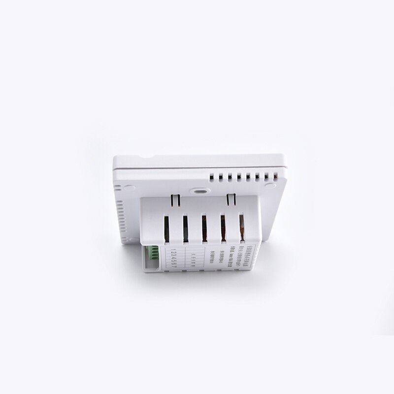 Electronic smart thermostat to control floor heating room thermostat with big LCD for hotel