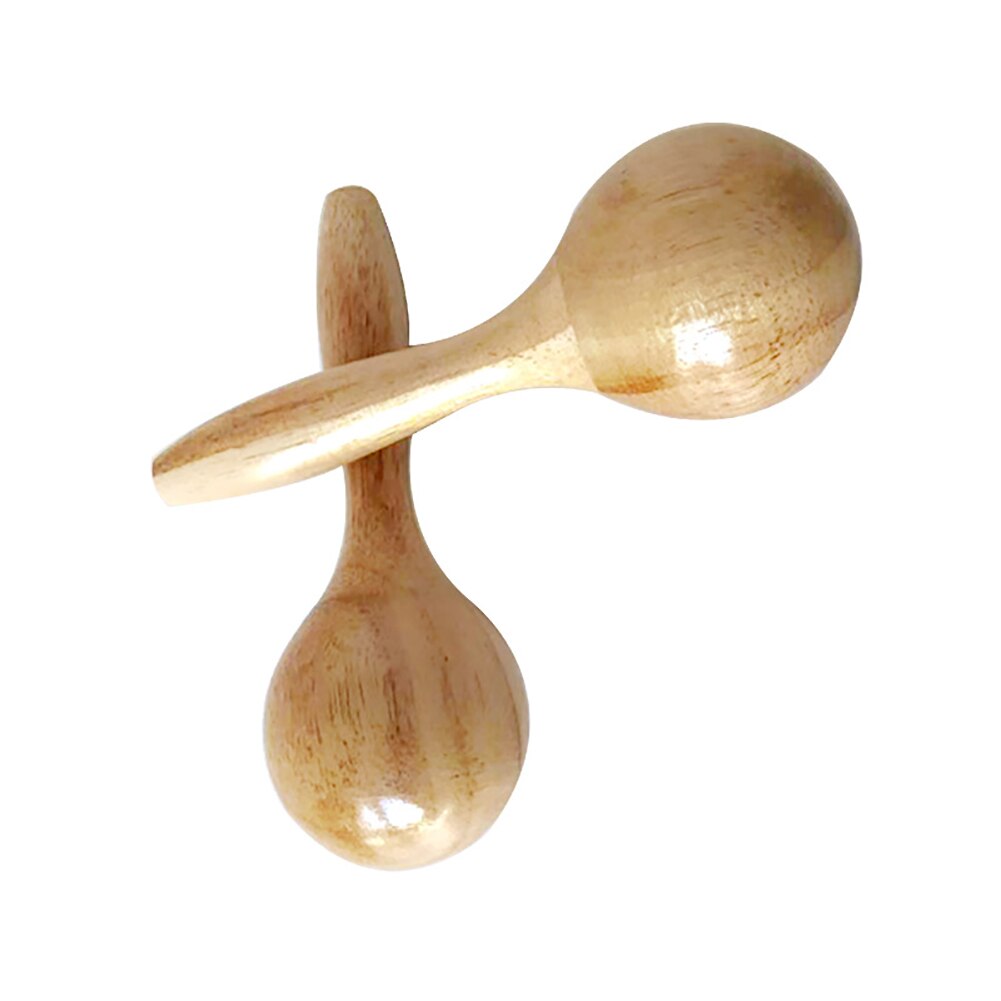 1Pcs Wooden Orff Musical Percussion Instrument Children Maraca Rattle Tool Toys Intelligence Developmental Toys for Toddle