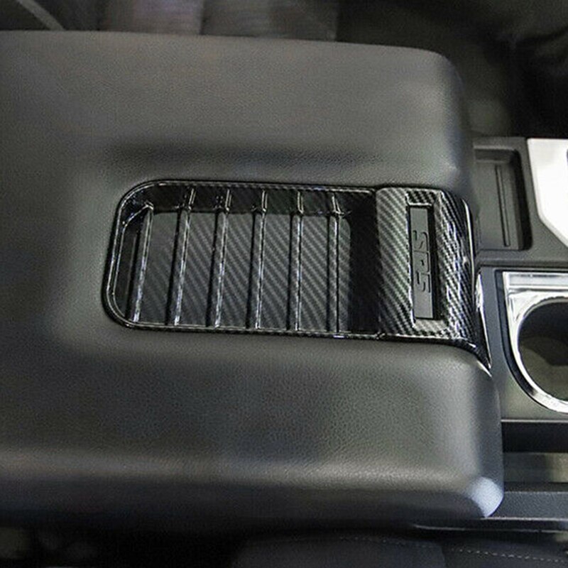 Abs fiber indvendige armlæn boks dekoration cover trim til toyota-