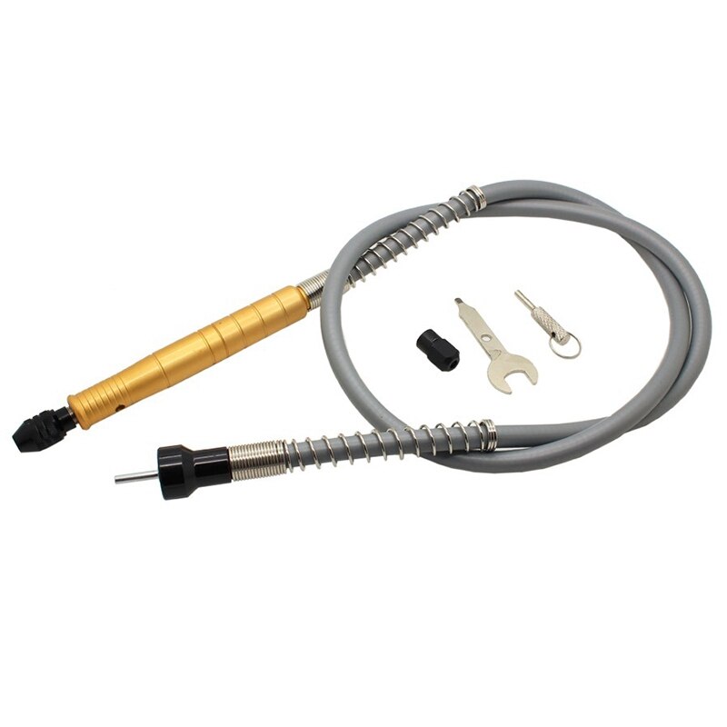 -105cm universella aluminiumslipar med flexibel axel flex med nyckellös chuck 1/8 anslutningar för dremel 3000 4000