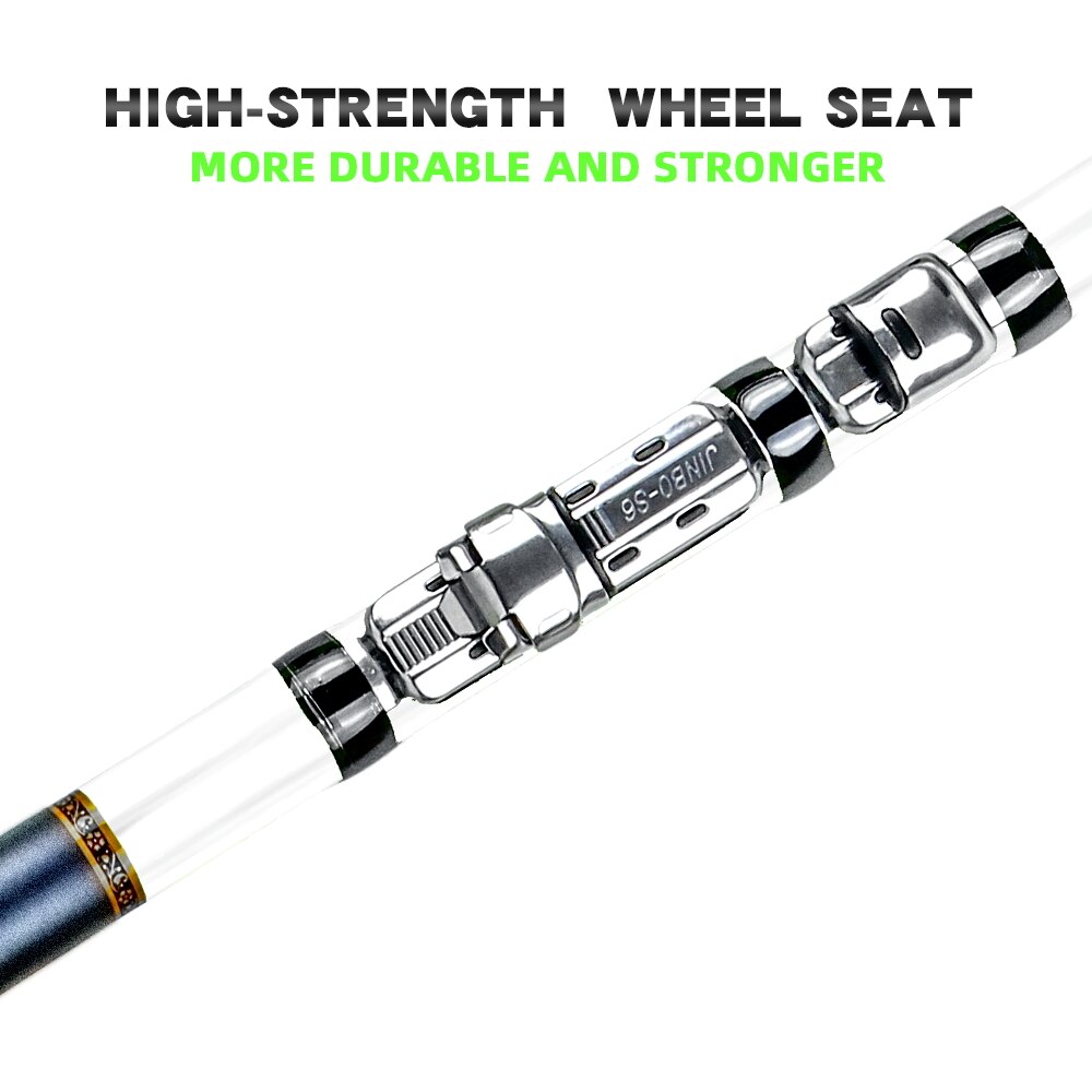 JOSBY Carbon Fiber Rock Fishing Rod Telescopic Feeder Pole Spinning Carp Portable Travel Ultralight Mini 1.5M-3.0M