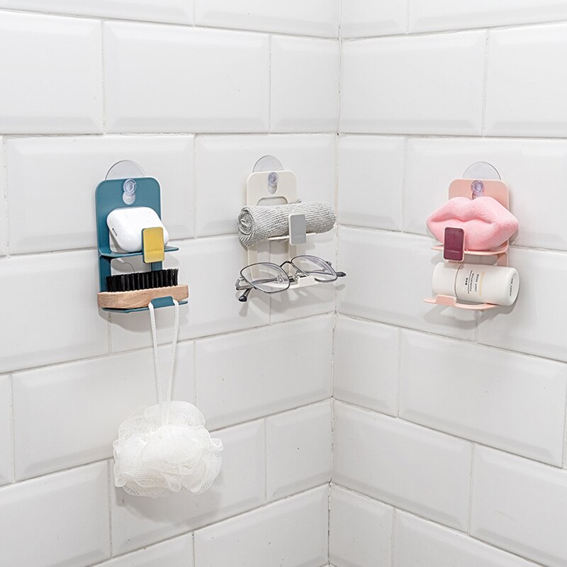 Sink Draining Brush Sponge Cleaning Cloth Rack Washing Holder Tidys Double Layers Stand Kitchen Supplies