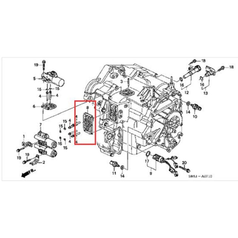 Automatic Transmission Linear Solenoid Gasket For ... – Vicedeal