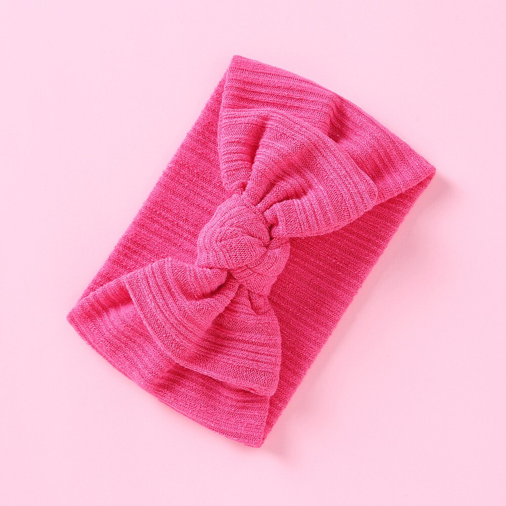 Winter Baby Hoofdband Wollen Meisjes Wide Headwrap Snoep Kleur Kinderen Oor Warmer Haarbanden Pasgeboren Tulband Zachte Hoofdbanden: 4