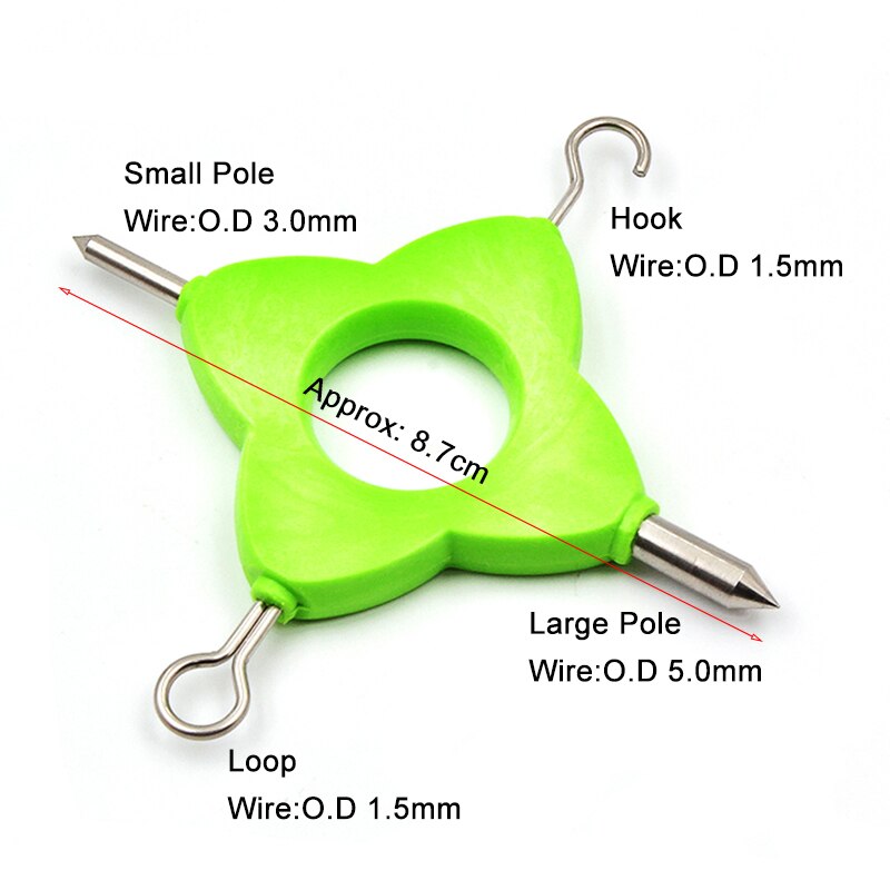 4 In 1 Puller Line Tool Vislijn Knopen Knoop Tool Multifunctionele Draagbare Knoper Tool Set Outdoor Vissen aas Puller Tool