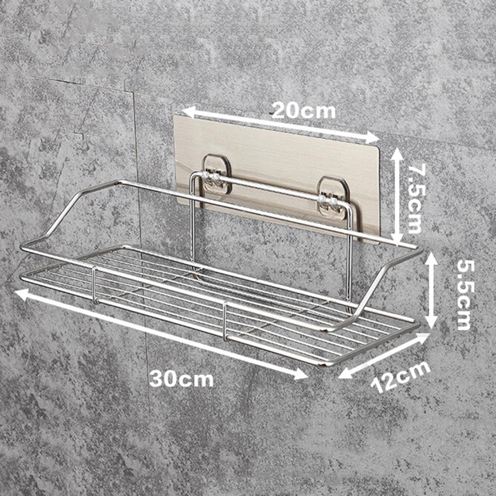 household products Wooden Storage Rack Moisture-proof Durable Multipurpose Shelf Display Holder for Bathroom Kitchen Office: D