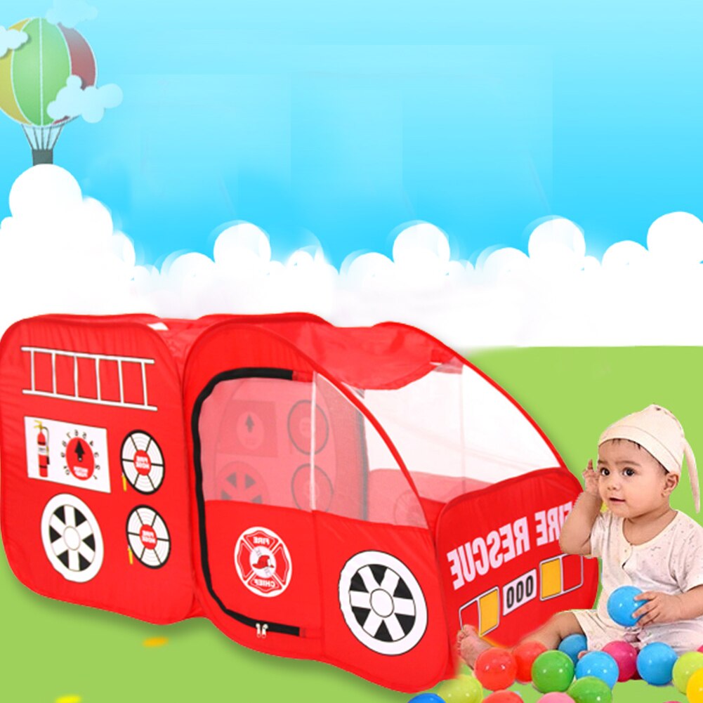 freundlicher Tragbare Feuer Motor- Auto Pop hoch Zelte Faltbare Autos Spielen Haus Spiel freundlicher drinnen draussen Baby Spielzeug Zelte Zimmer Dekor