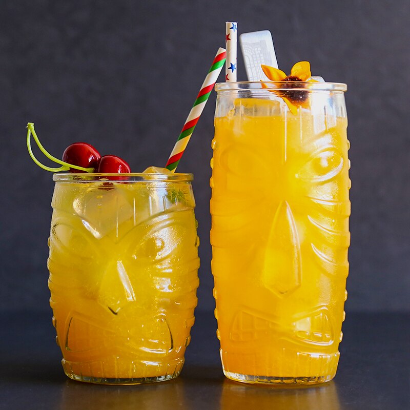 Tiki glasjuice glas cocktail drink glas