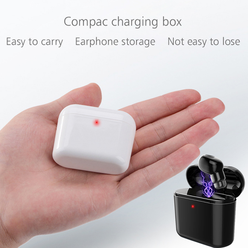 Bluetooth  v4.2 wireless bluetooth-kopfhörer stereo-ohrhörer unsichtbare ohrhörer wahlwiederholung mini für iphone huawei bluetooth-musik