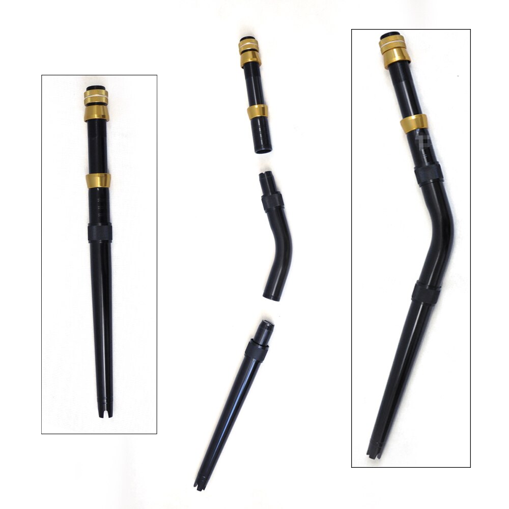 Topline Tackle Trolling Rod Aluminum Bent Butt for Big Game Rod Boat Fishing Rod Fiberglass Rod Curved Handle