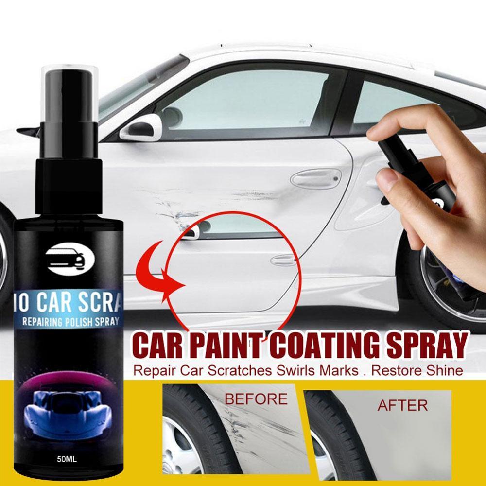 30/50Ml Krassen Verwijderen Coating Spray Auto Vloeibare Coating Nano Hydrofobe Polish Verf Wax Spray Auto Scratch Remover