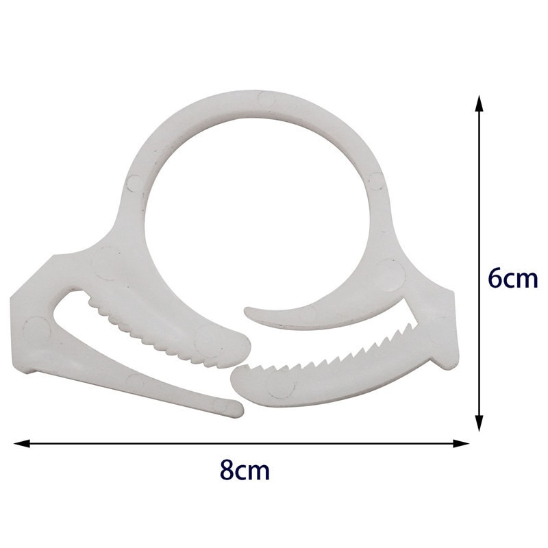 10pcs/lot Drip Tubing Hoop Buckle Garden Micro Drip Hose Irrigation Hose Connector Fittings Micro Jet Clamp