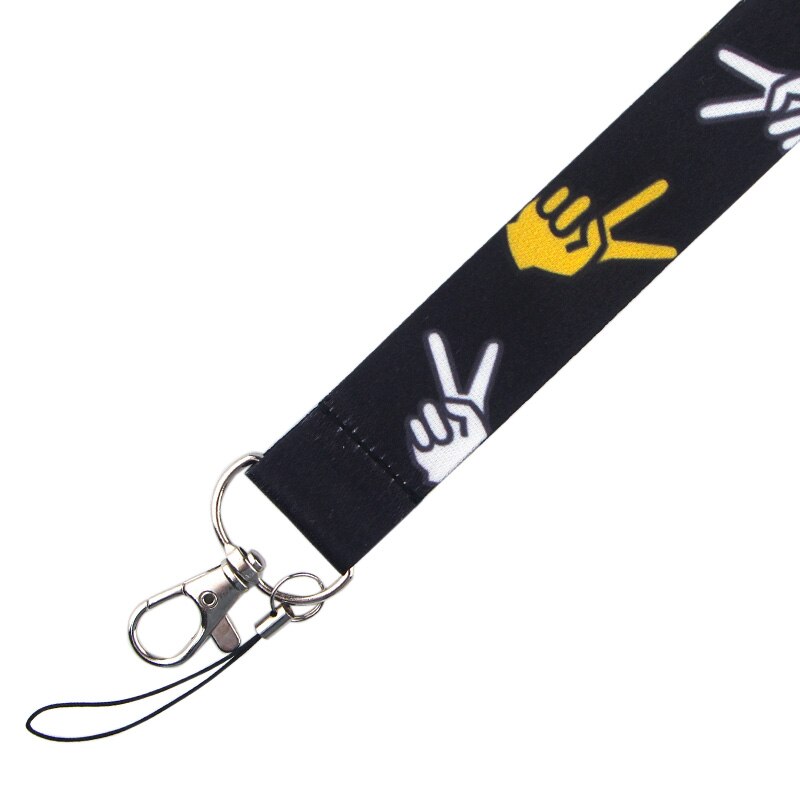 LX58 Schere Hand Keychain Riemen Seil praktisch Nacken Gurt Schlüsselband für Schlüssel Ich würde Karte USB abzeichen Halfter Schlüsselband
