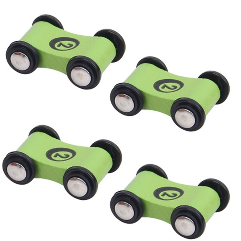 Dxad 4Pcs Speelgoed Ramp Racing Auto Speelgoed Houten Spoor Auto Educatief Play Voertuig Baby Cadeau