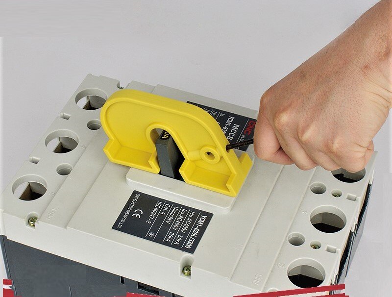 10pcs/lot full range lockout kit for multi pole MCB pis pos lockout master lockout mini breaker middle large breaker whole range