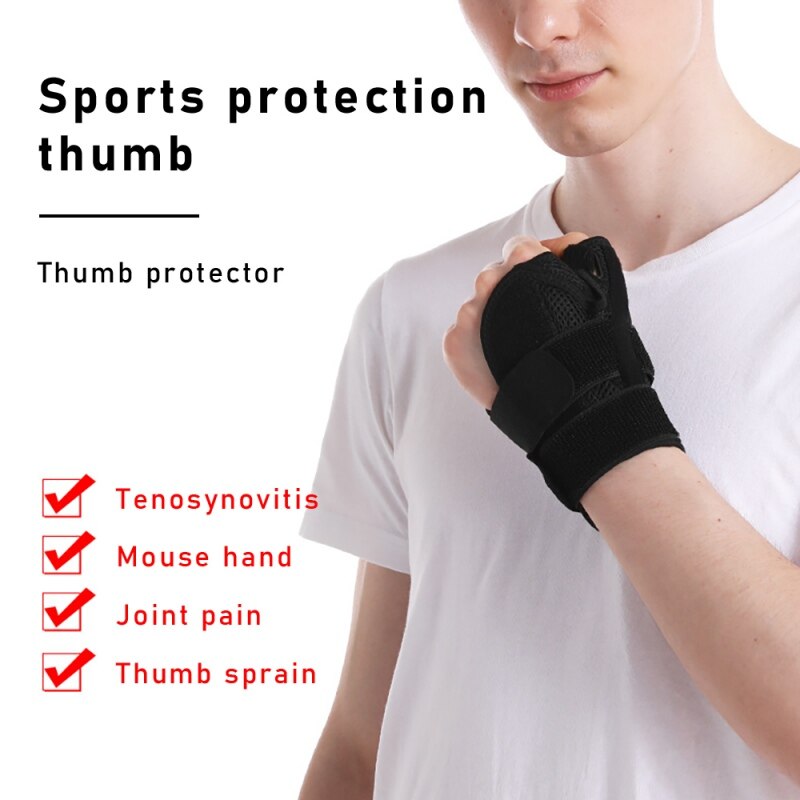 1pcs Thumb Wrist Brace Wraps Carpal Tunnel Arthritis Tendonitis Sprain Wrist Support Bandage Sports Hand Protector