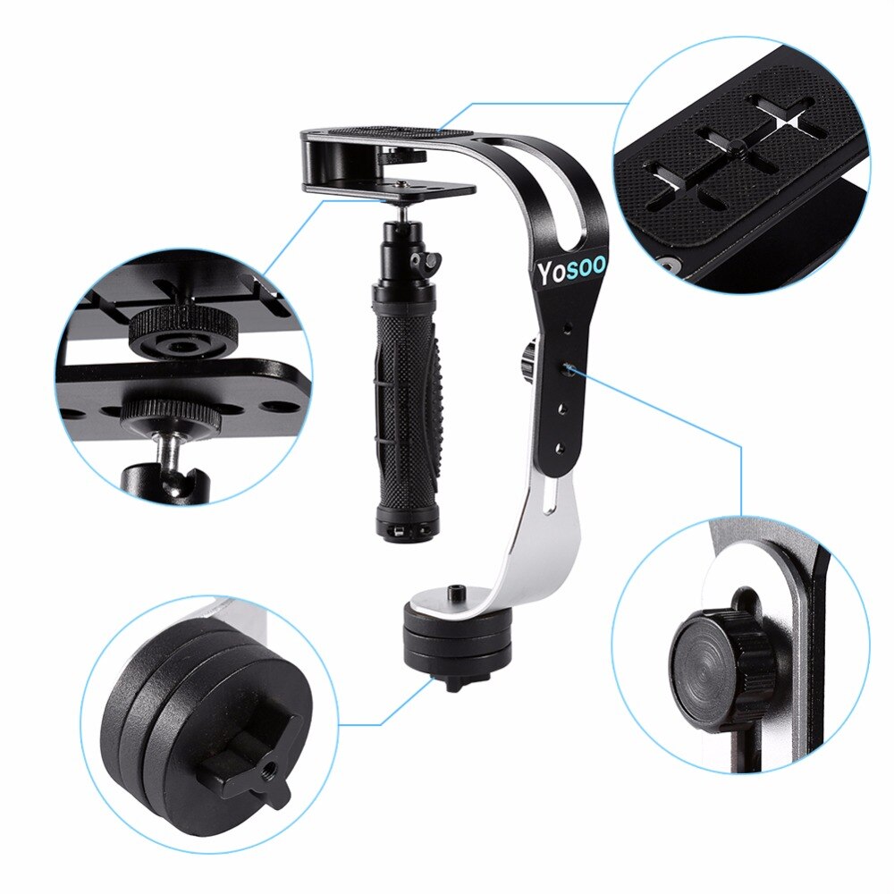 Pro Video Camera Handheld Stabilizer Steady Universal for GoPro Smartphone Aluminum DV DSLR SLR Gimbal 2.1 lbs for Feiyu/Zhi yun