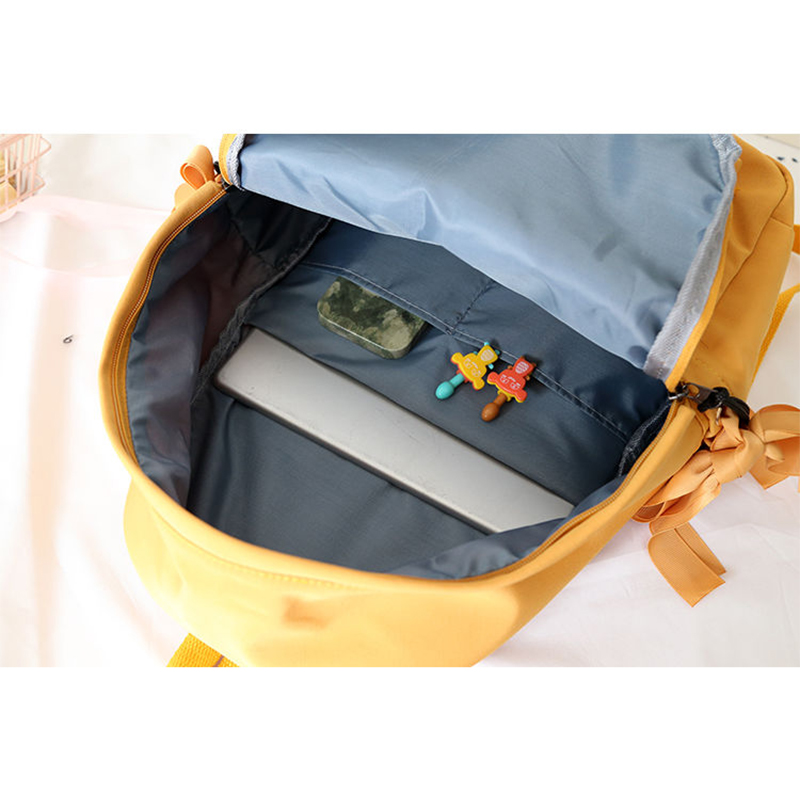 Sacs de lycée adolescent pour filles sac à dos adolescent femmes sacs à livres léger doux Oxford noir collège étudiant cartable femme