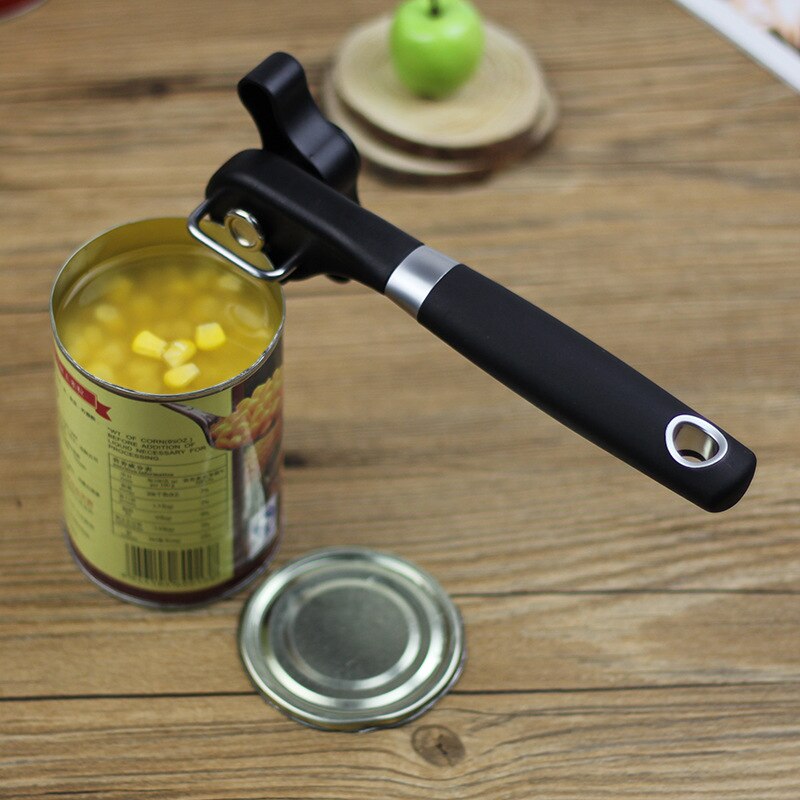 Tin Can Opener Stainless Steel Head Simple Opener Fruit Can Knife Bottle Opener Tool Stainless Steel CE: Default Title