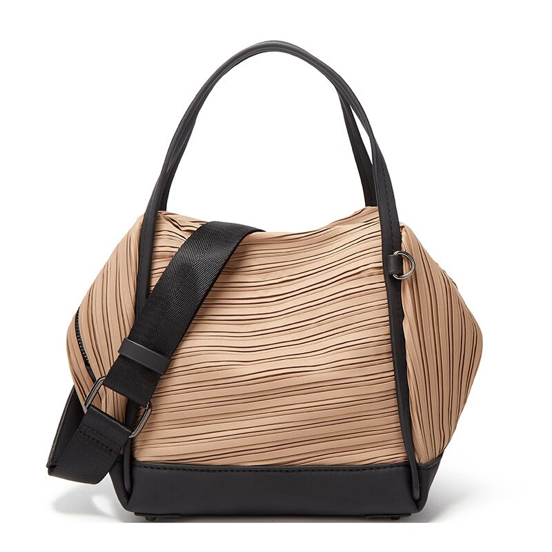 Damen Schulter Tasche Luxus Handtasche PU Leder Tasche Multifunktionale Lagerung Tasche Reise Umhängetasche: Kakifarbig