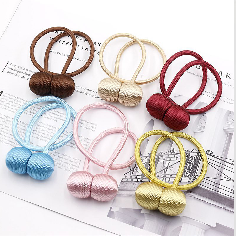 Simple Magnetic Curtain Tieback Clip Curtains Buckle Holder Decorative Home Curtains Accessories