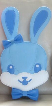 Monederos con forma de conejo Kawaii para mujer, bolso de hombro Lolita, bandolera para chicas, Cosplay, a la: Azul cielo
