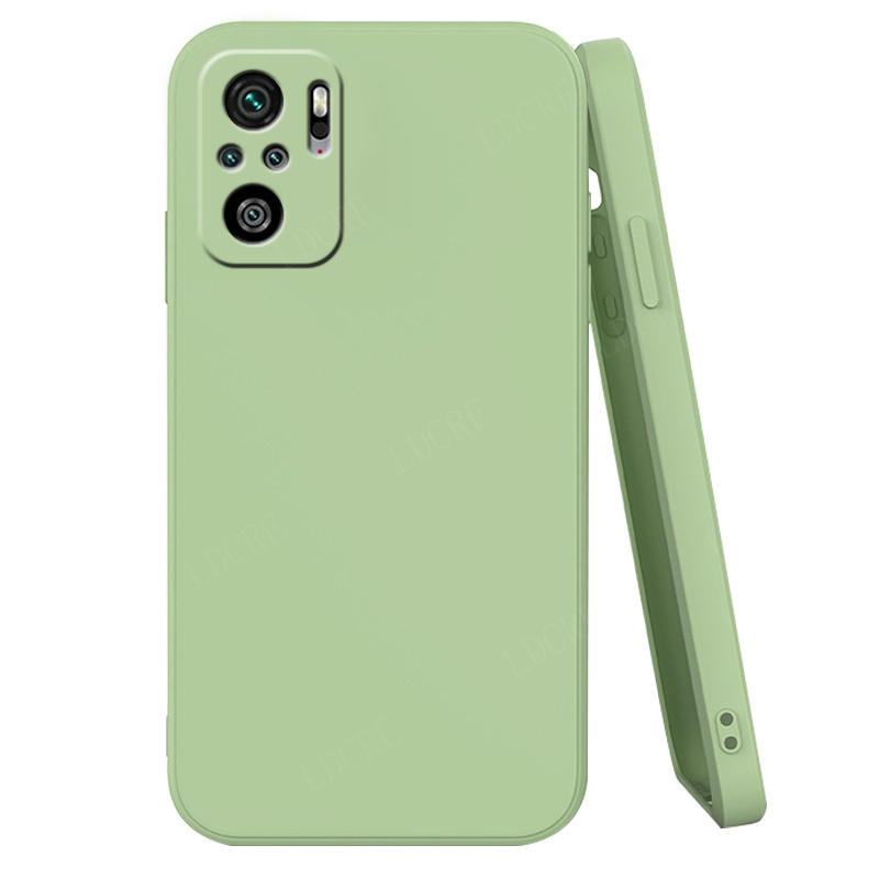 Pour la Couverture Xiaomi Redmi Note 10S Pour Redmi Note 10S Capas Antichoc TPU Étui Souple Pour Redmi Note 10S 10 Pro Fundas: tpu / green