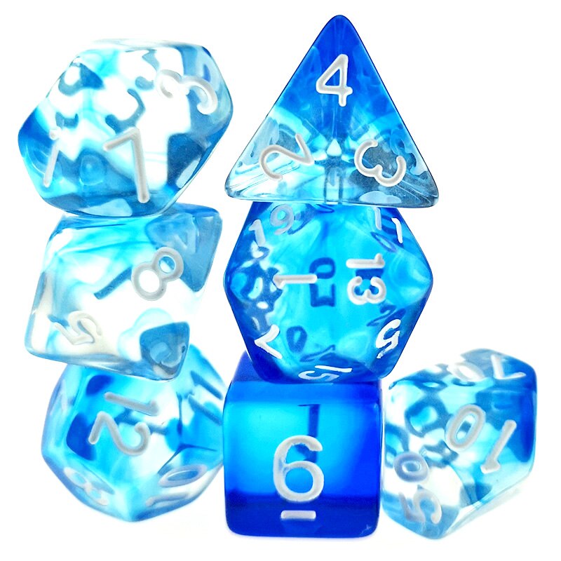 Rollooo Nebel Transluzent Blau polyedrisch Würfel einstellen