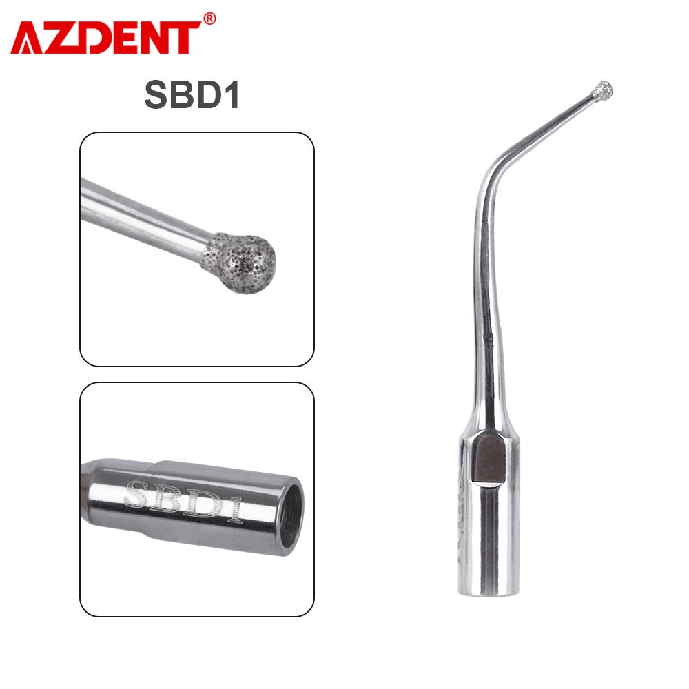Azdent 1Pc Tandheelkundige Ultrasone Scaler Tip Scaling Periodontics Endodontie Fit Voor Satelec Dte Nsk Ultrasone Scaler Handstuk: Lichtgrijs