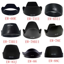 1piece For EW-60E EW-73II EW-65II EW-73BII EW-78BII EW-78E EW-83J EW-88 EW-88C camera Lens Hood for canon lens camera