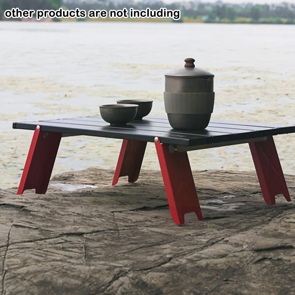 Portable Table Outdoor Furniture Foldable Folding Camping Aluminum Picnic Hiking Furniture Table Traveling Outdoor Desk All A3k7