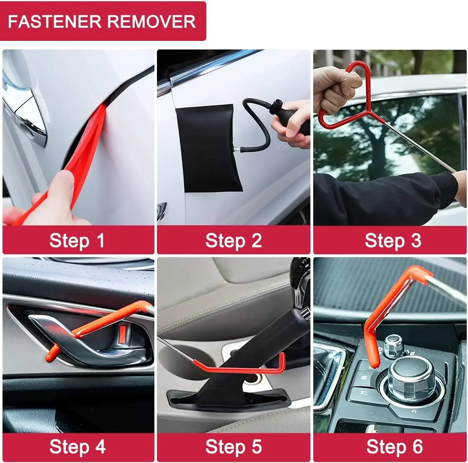 Car Door Opener 18PCS/21PCS Kit Car Wedge Pump Door Repair Air Cushion Open Unlock Tool With Long Reach Grabber for CarsTruck