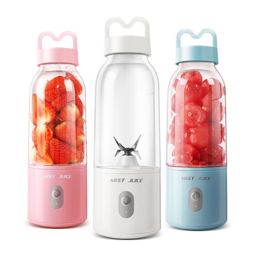 Presse-agrumes électrique Portable de 500ml, mélangeur de fruits, bouteille d'extraction Rechargeable, accessoires de cuisine