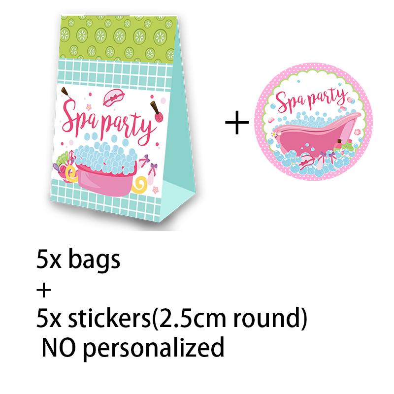 SPA Theme Party Favor Popcorn Box Candy Box Box theme Birthday Party Supplies Decoration Party Suppli: Candy Box-I-5PCS