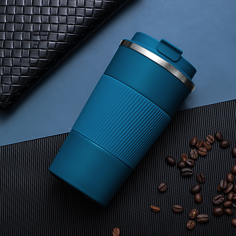 12/17 Oz Koffie Thermos Mok Dubbelwandige Rvs Draagbare Auto Reizen Tumbler Isolatie Thermische Koffiekopje om Te Gaan: YELLOW / >1L