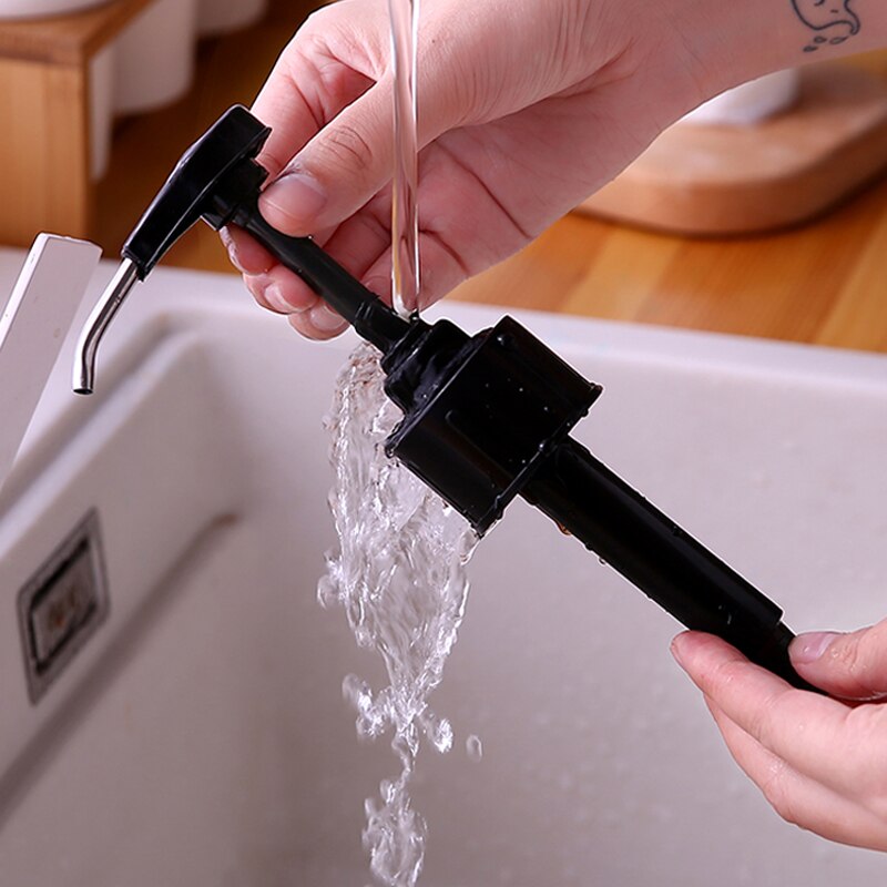 Syrup bottle press nozzle operation head household manual plastic pressure nozzle essential push-in artifact kitchen supplies
