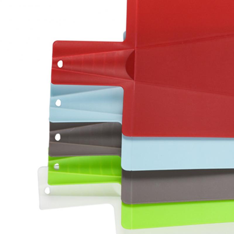 1pc vikbara skärblock matkvalitet plastgrönsakskärbräda multifunktionskökstillbehör 38.2*21.5 cm