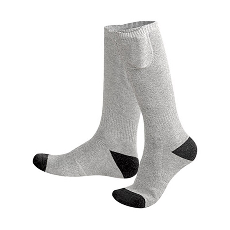 BENKIA hiver chaussettes moto chauffantes chaussette chauffante USB bottes moto electrique chaussettes chauffantes bottes chauffantes infrarouge chaussette de ski: gray HDF-AK271