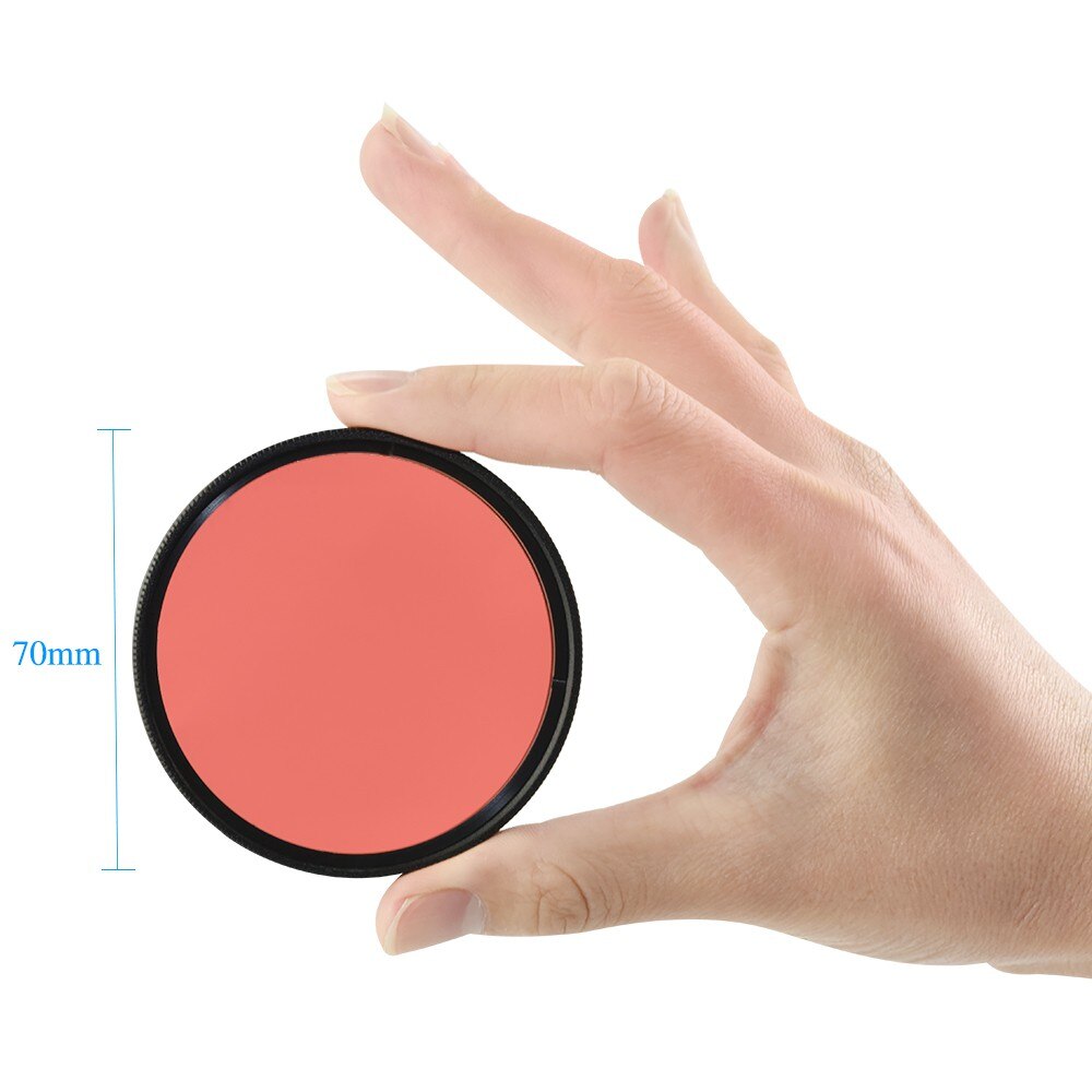 67mm filtro rosso a colori filtro polarizzatore circolare fotocamera filtro rosso colore luce rimedio per obiettivo fotocamera lente subacquea