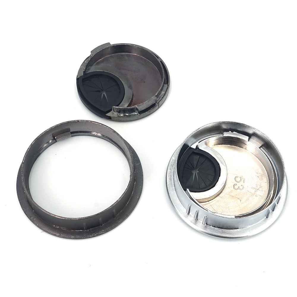 Zinklegering trådhålskydd uttagsport bordsdator dator skrivbord rund kabelgenomföring linjehållare 50mm/53mm/60mm/80mm
