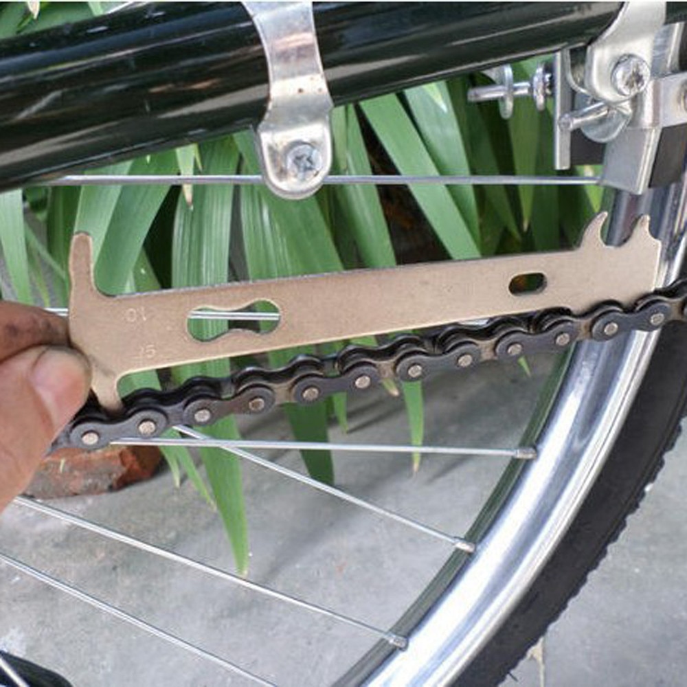 1pc cykel kedja slitage indikator bergsväg mtb cykel checker kit multifunktionella tillbehör reparationsverktyg